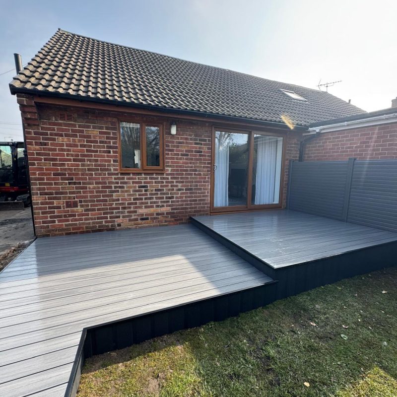 decking installation completed